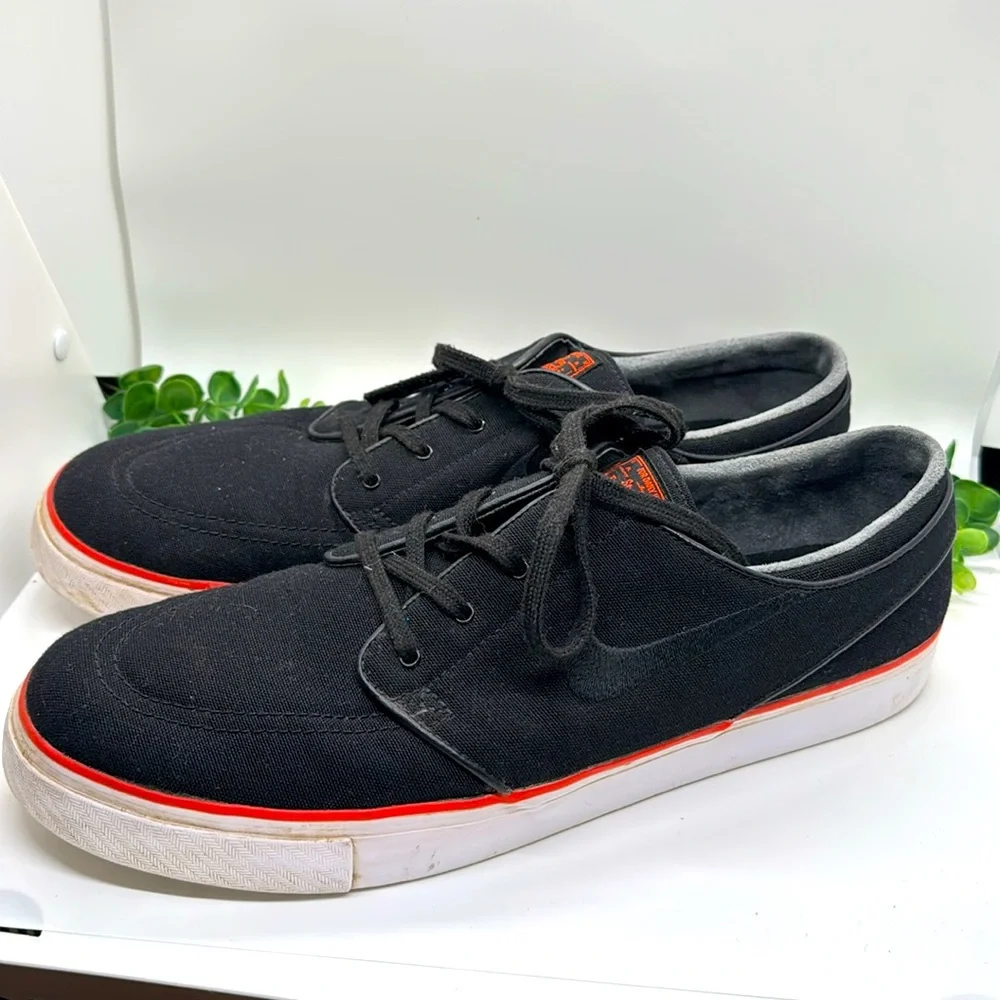Nike Stefan Janoski Black Canvas shoes -Size 14
